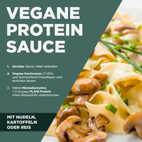 plain rezept für vegane protein sauce